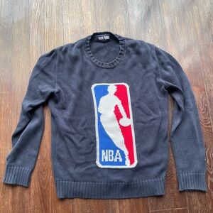 Rowing Blazers Navy NBA Logo Crewneck Sweater